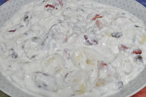 Jak uvařit snídaňový ovocný salát? Snadné recept, připravený za Do 30 minut